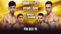 One Friday Fights 45 Results Sen Stiffens Otop Chartpayak Finishes Dabdam