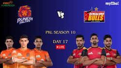 Pkl Live Score Day 17 Puneri Paltan Vs Bengaluru Bulls