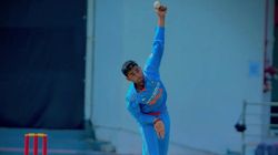Saumy Pandey Who Went Unsold In Ipl 2024 Picks Hat Trick Against Afghanistan U 19 In Johannesburg