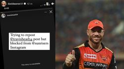 Ipl 2024 Auction David Warner Reveals Sunrisers Hyderabad Block Him Instagram X