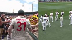 Aus Vs Pak David Warner Guard Of Honour From Pakistan Players Watch