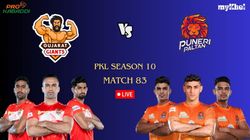 Pkl Live Score Match 83 Gujarat Giants Vs Puneri Paltan