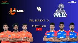 Pkl Live Score Match 66 U Mumba Vs Haryana Steelers