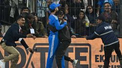 Ind Vs Afg Fans Breaches Security And Hugs Virat Kohli At Holkar Stadium In Indore Detained