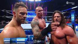 Wwe Smackdown The Bloodline Taken Out By Randy Orton La Knight Aj Styles