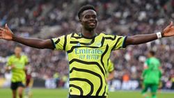 Premier League Bukayo Saka Sees West Ham Rout As Arsenal Title Statement
