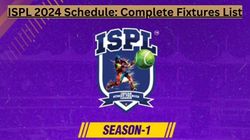 Ispl 2024 Schedule Complete List Of Fixtures Date And Time Venue Final