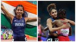 Asian Indoor Athletics Championships Jyothi Yarraji Harmilan Bains Win Gold Medals