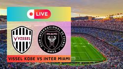 Vissel Kobe Vs Inter Miami Live Score Updates Friendly Lionel Messi News