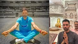 Keshav Maharaj A Devout Hanuman Bhakt Seeks Ram Lallas Blessings At Ayodhya Janma Bhoomi Ipl 