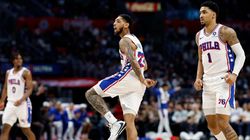 Nba 76ers Down Hardens Clippers