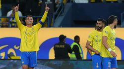 Al Nassr Vs Al Taee Cristiano Ronaldo Scores Hat Trick As Al Nassr Register Resounding 5 1 Win