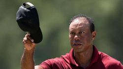 Tiger Woods Welcomes Sons Advice Before Battling To 77 In 100th Masters Round