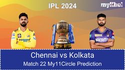 Csk Vs Kkr My11circle Prediction Ipl 2024 Match 22 Che Vs Kol Fantasy Tips Expert Picks