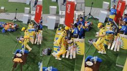 Ipl 2024 Watch How Jadeja Teases Csk Fans By Walking Out To Bat Before Dhoni In Kkr Clash