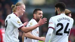 Nottingham Forest 0 2 Manchester City Haaland Back On The Goal Trail As Defending Champions March O