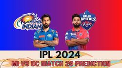 Mi Vs Dc Ipl 2024 Match Prediction Who Will Win Todays Mumbai Indians Vs Delhi Capitals Match 