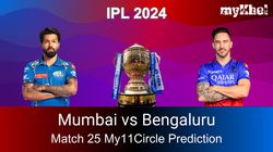 Mi Vs Rcb My11circle Prediction Ipl 2024 Match 25 Mum Vs Blr Fantasy Tips Expert Picks