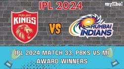 Pbks Vs Mi Ipl 2024 Awards List Player Of The Match Scorecard And Match Stats