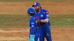Mi Vs Rcb Watch Rohit Sharma Invites Dinesh Karthik To Play T20 World Cup After 22 Ball Fifty