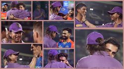 Ipl 2024 Dc Vs Kkr Shah Rukh Khan Hugs Rishabh Pant Gets Candid With Players In Vizag