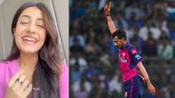 Ipl 2024 Yuvendra Chahals Wife Dhanashree Verma Posts Heartfelt Video For Rajasthan Royals Star