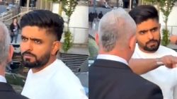 Babar Azam Viral Video Pakistan Captain Caught Shouting In Anger At Fans In Cardiff