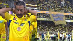 Csk Vs Rr Ipl 2024 Ms Dhoni Felicitated Csk Players Thank Fans The Reason Why Fans Stayed At Ch