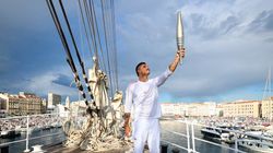 Olympic Flame Arrives In Marseille As Paris 2024 Torch Relay Gets Underway