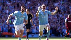 Manchester City 3 1 West Ham Foden Scores Twice As Champions Retain Title