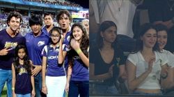Suhana Khan Ananya Panday Then And Now Two Besties Watched Kkr Lift Title In Chennai Twice