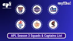 Andhra Premier League 2024 Squads Captains Players List Of All 6 Teams Competing In Apl Season 