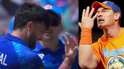 Ind Vs Afg You Cant See Me Fazalhaq Farooqi Imitates John Cena Gesture After Rohit Sharma