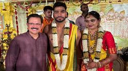 Kkr Star Venkatesh Iyer Ties The Knot With Shruti Raghunathan
