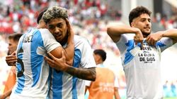 Argentina 2 2 Morocco Medina Scores 106th Minute Leveller As Albiceleste Fight Back