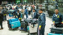 Ind Vs Zim Team India Reach Harare Ahead Of Zimbabwe T20is Captured Waiting At Airport