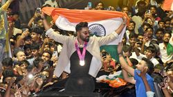 Watch Mohammed Siraj Recieves Hero Welcome In Hometown Hyderabad After T20 World Cup 2024 Triumph