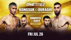 One Friday Fights 72 Results Kongsuk Overcomes Ouraghi Isaev Beats Roberts After Freak Injury