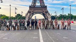 French Authorities Intensify Security For Olympics 2024 Opening Ceremony With Divers Drones Dogs