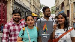 Vibe Check Done Right Sporty Indian Fans Flood Paris Streets Enjoy Olympics 2024 Opening Ceremony