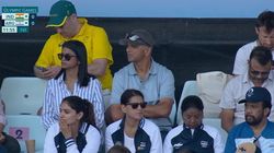 Paris Olympics 2024 Rahul Dravid Attends India Vs Argentina Hockey Match