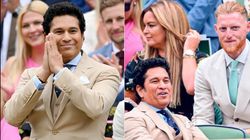 Wimbledon 2024 Sachin Tendulkar English Cricketers Attract Fans Attention At Centre Court