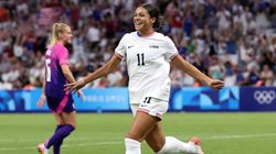 United States 4 1 Germany Sophia Smith And Mallory Swanson Send Star And Stripes Into Olympic Quarter Finals