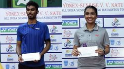 Saneeth Ds Tasnim Mir Clinch Men Womens Singles Titles In Vv Natu Memorial Tournament