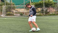 East Bengal Coach Carles Cuadrat Shows His Football Skills During Training In Shillong Ahead Of Dura