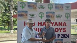 Rakshit Dahiya Wins Igu Haryana State Junior Boys Golf Championship