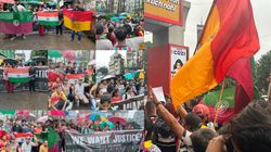 Kolkata Rape Case East Bengal Mohun Bagan Fans Come Together To Protest Outside Salt Lake Statdium