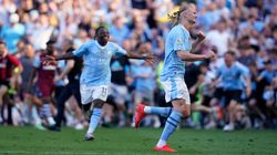 Manchester City Vs Chelsea Haaland Scores Hattrick As Man City Beat The Blues