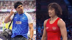 Paris Olympics Neeraj Chopra Hails Vinesh Phogat Stunning Victory Over Yui Susaki