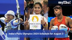 Olympics 2024 Schedule For August 3 India Paris Olympic Games Fixtures